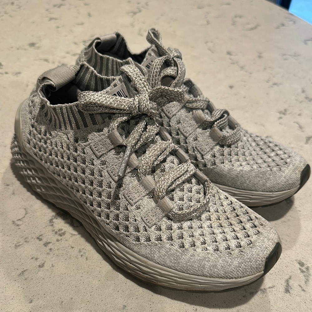 Gray Knit Sneakers No Bull Allday Knit